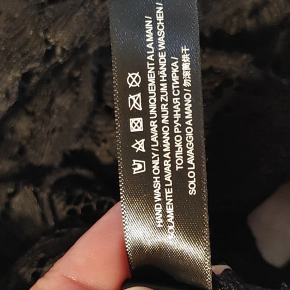 NWT Victoria Secret Bluebella Natalia Sheer Black Lace Thong Bodysuit - Picture 12 of 15